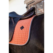 Kentucky Dressage Saddle Pad Classic Leather Orange