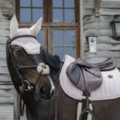 Kentucky Saddlepad Velvet Pearls Dressage Soft Rose