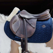 Kentucky Saddlepad Skin Friendly Velvet Jumping Navy