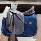 Kentucky Saddlepad Skin Friendly Velvet Dressage Navy