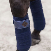 Kentucky Bandages Polar Fleece Glitter Navy