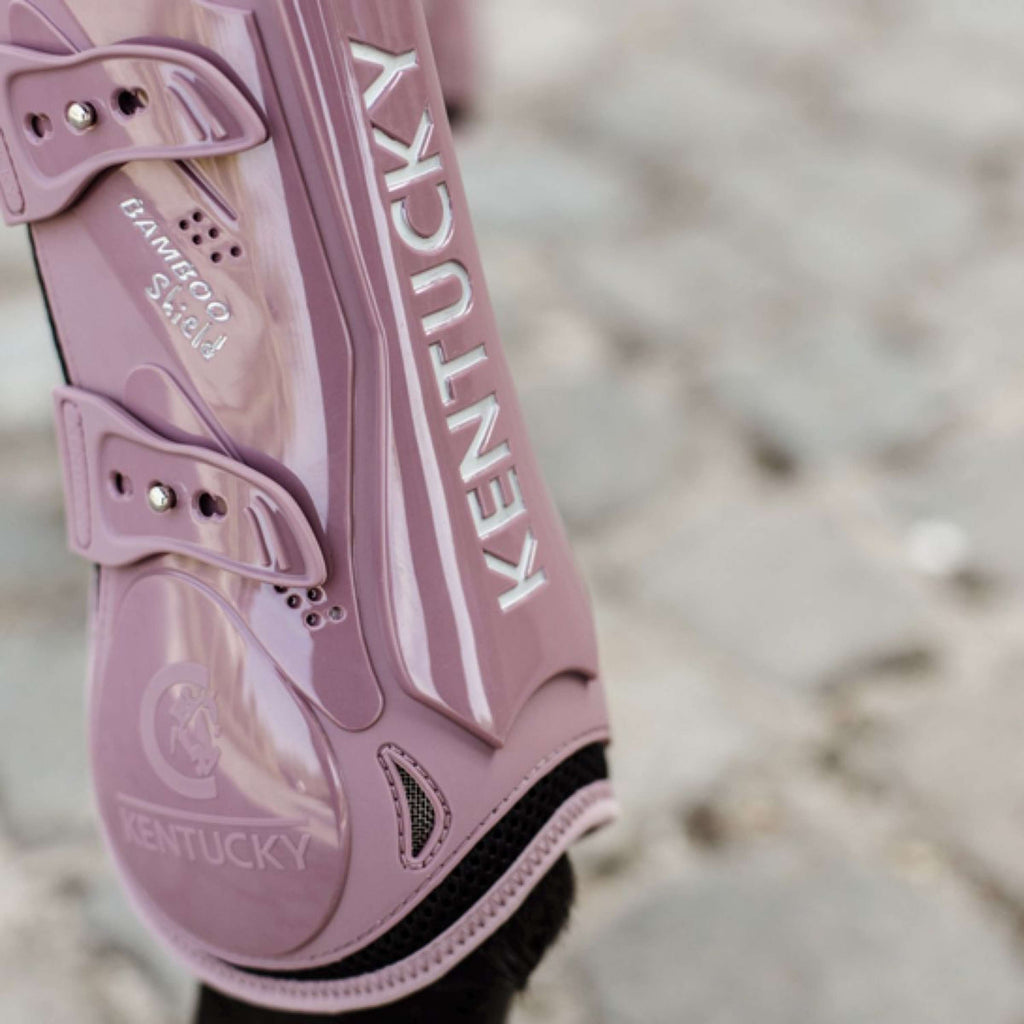 Kentucky Horsewear Tendon Boots Bamboo Elastic Old Rose