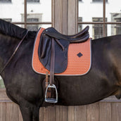 Kentucky Dressage Saddle Pad Classic Leather Orange