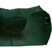 Kentucky Dog Bed Velvet Pine Green