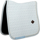 Kentucky Saddlepad Velvet Flags Dressage Lightblue