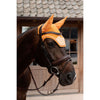 Kentucky Ear Bonnet Wellington Velvet Flags Orange
