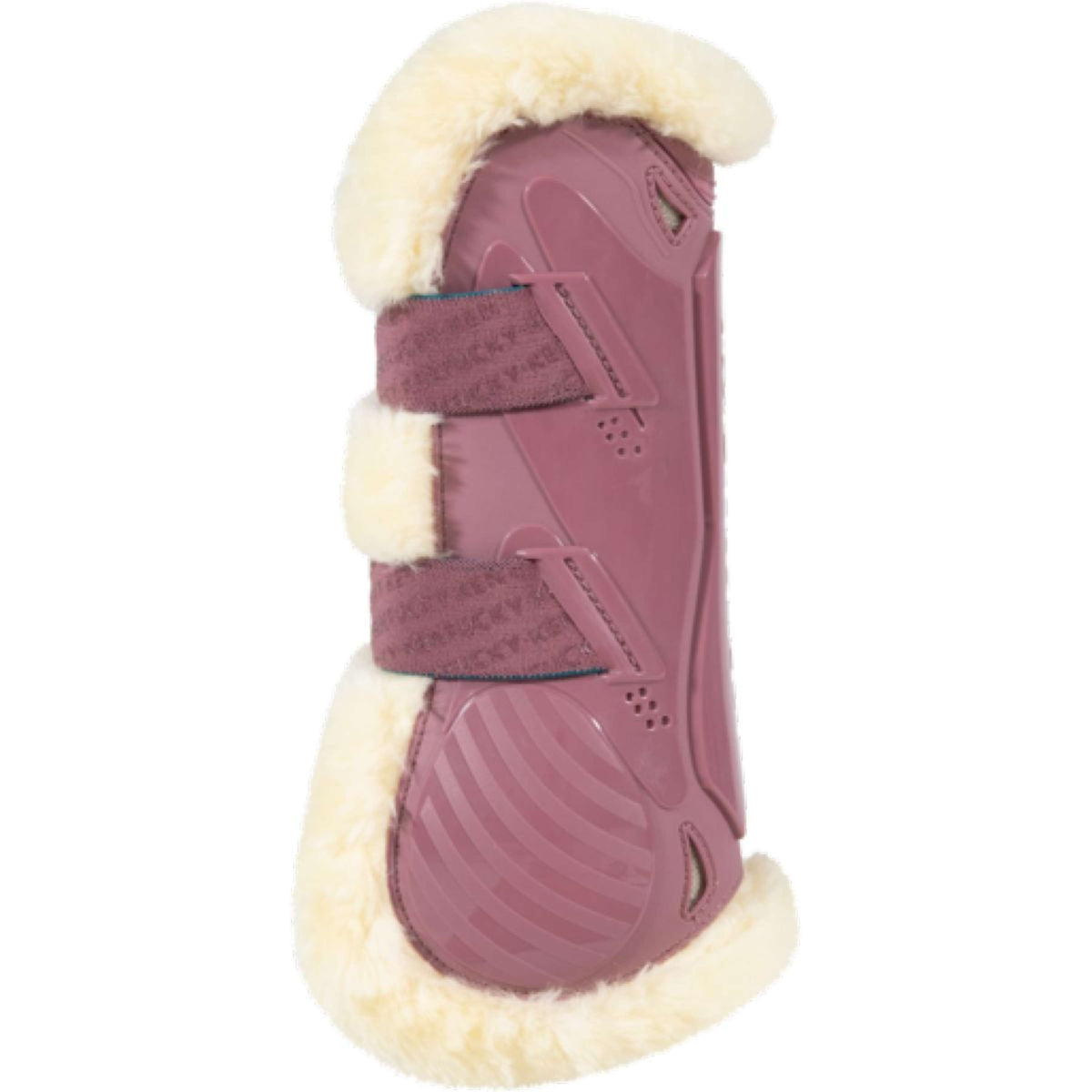 Kentucky Horsewear Tendon Boots Bamboo Elastic Vegan Sheepskin Old Rose