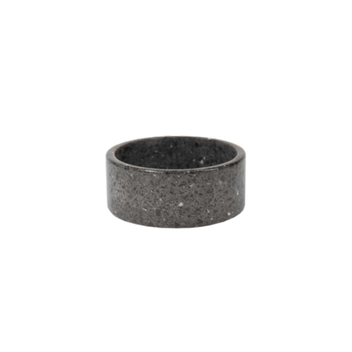 Kentucky Dog Food Bowl Terrazzo Stone Black