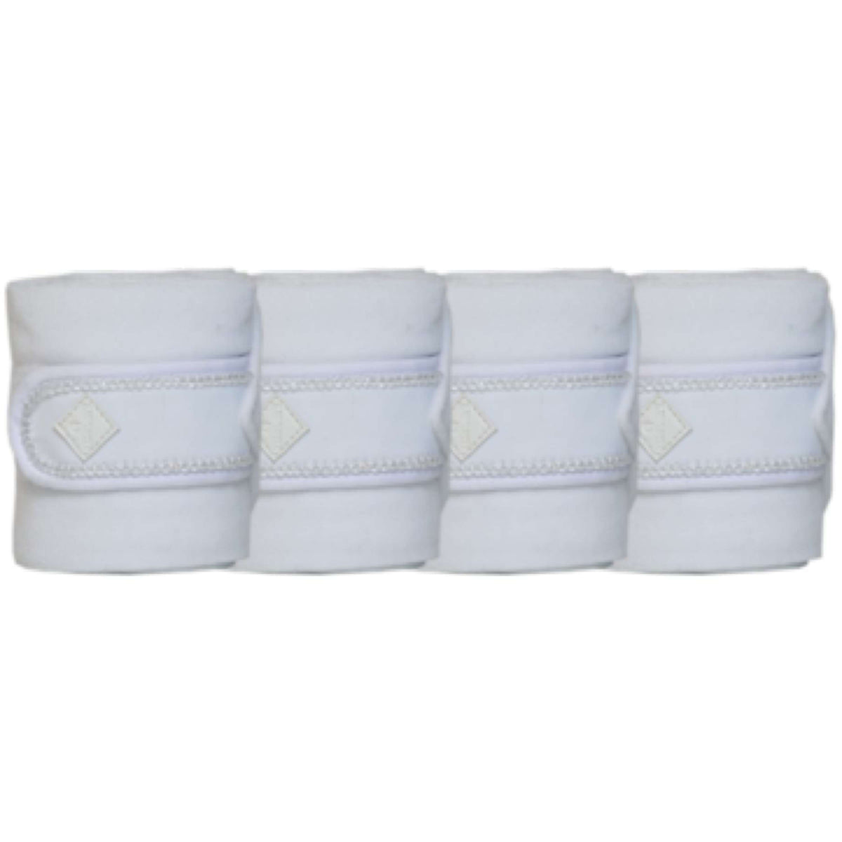 Kentucky Bandages Polar Fleece Pearls White