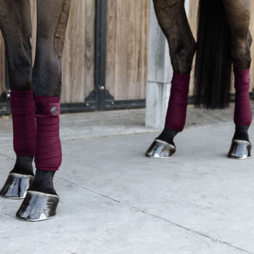 Kentucky Bandages Polar Fleece Velvet Bordeaux