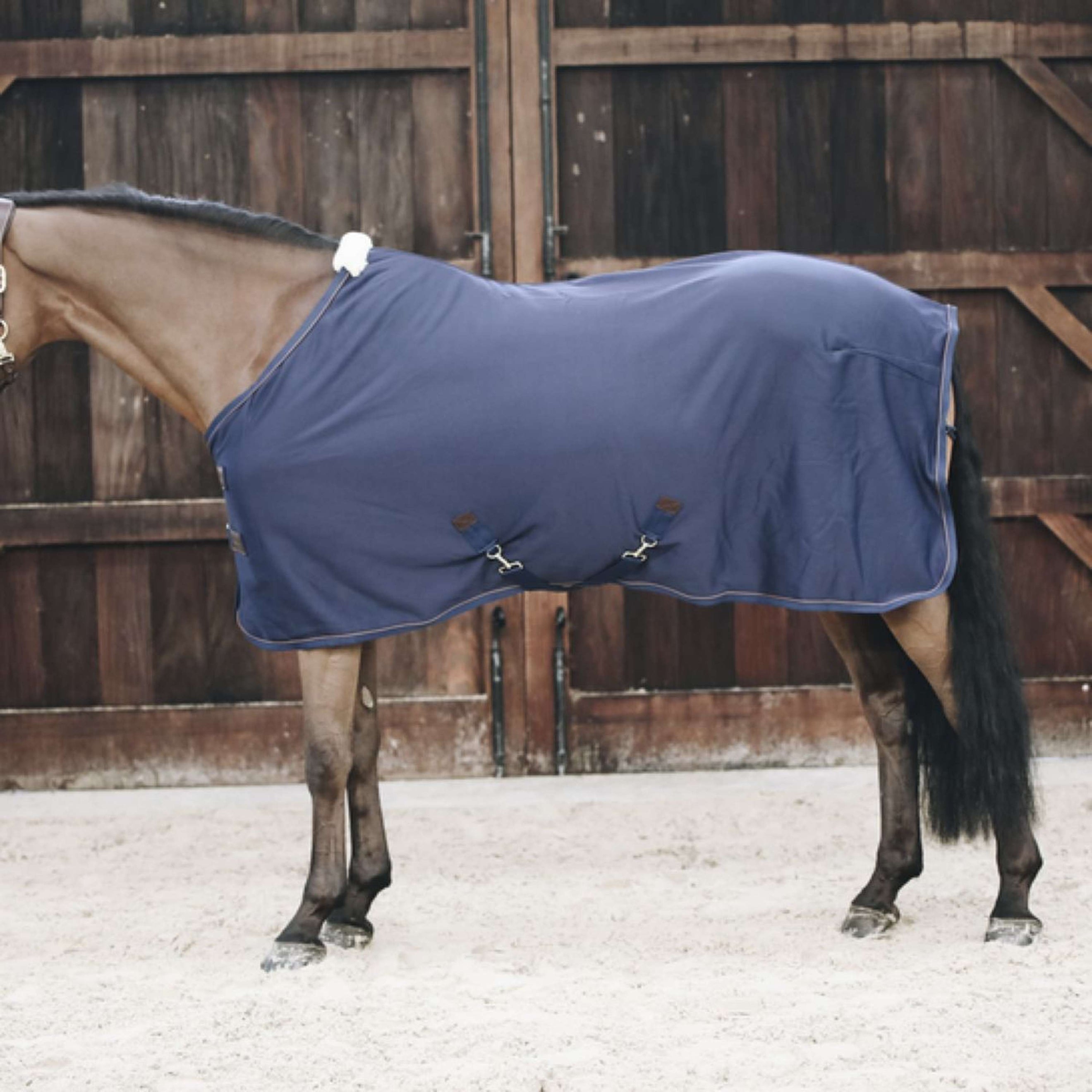 Kentucky Cooler Rug Fleece Navy