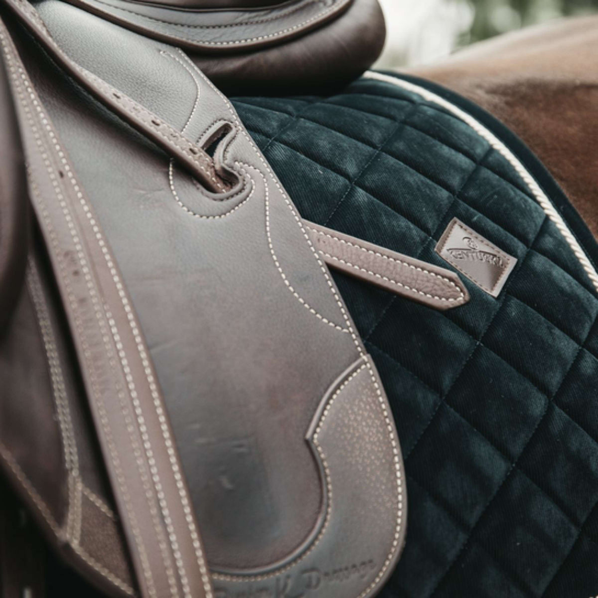 Kentucky Dressage Saddle Pad Corduroy Pine Green