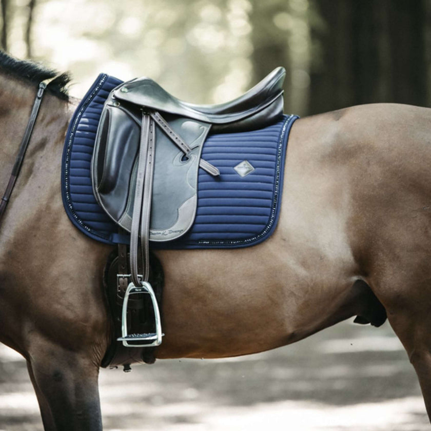 Kentucky Dressage Saddle Pad Pearls Navy