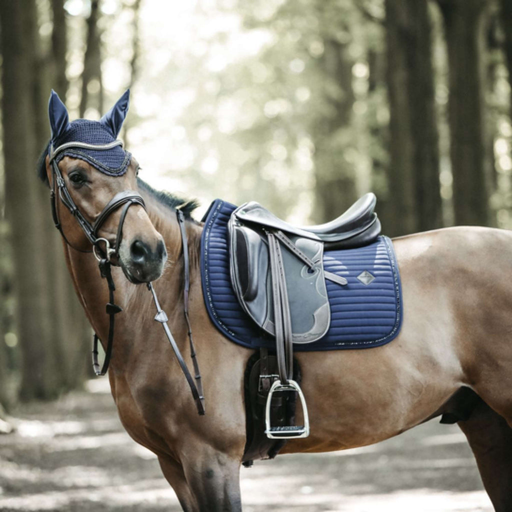 Kentucky Dressage Saddle Pad Pearls Navy