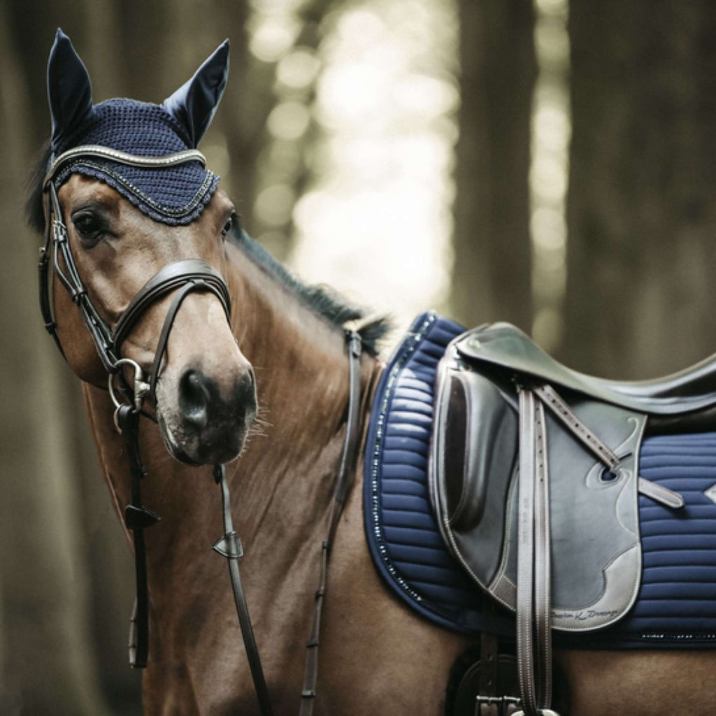 Kentucky Dressage Saddle Pad Pearls Navy