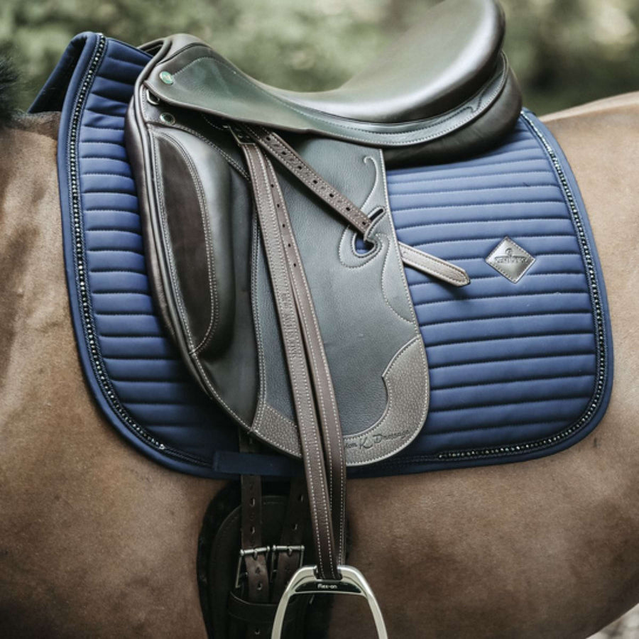Kentucky Dressage Saddle Pad Pearls Navy