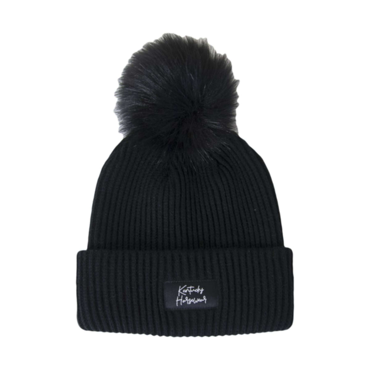 Kentucky Cap Pompom Black