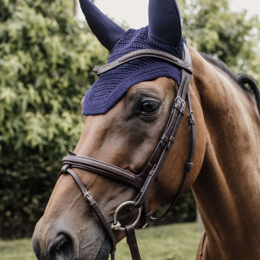 Kentucky Ear Bonnet Wellington Soundless Dark Navy