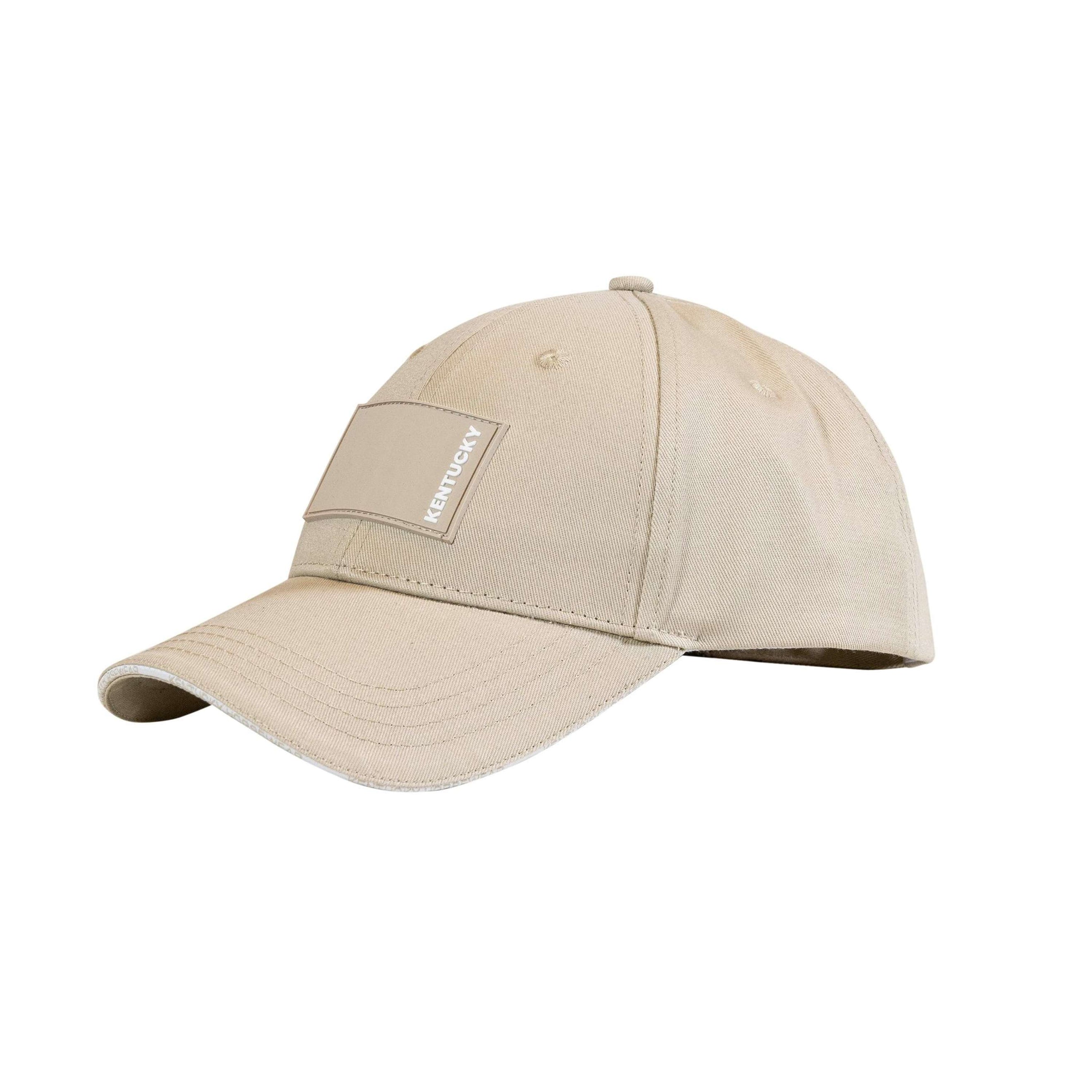 Kentucky Cap Rubber Logo Beige