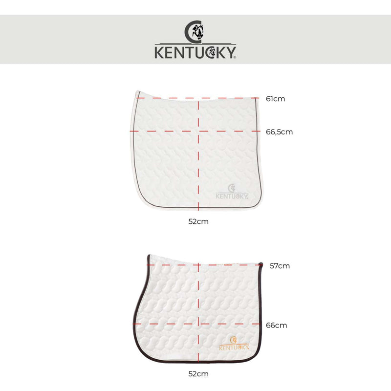 Kentucky Saddlepad Pied-de-Poule Dressage Black
