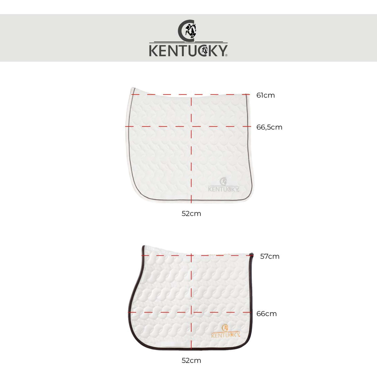 Kentucky Dressage Saddle Pad Corduroy Bordeaux