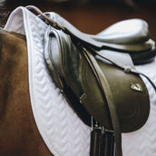 Kentucky Saddlepad Jumping Fishbone White