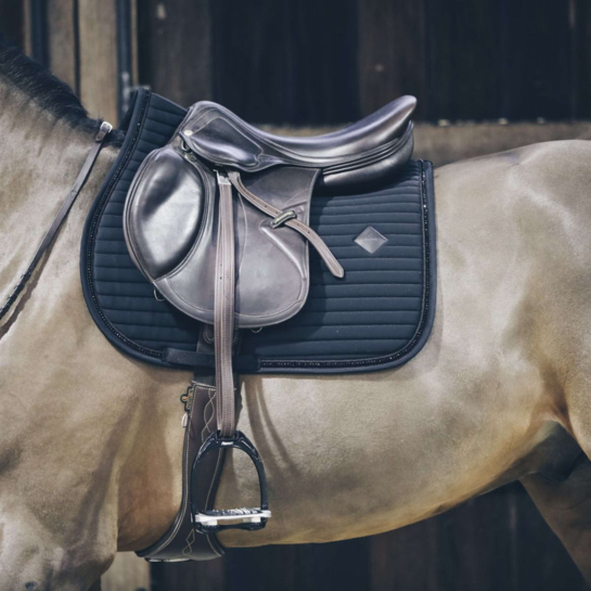 Kentucky Saddlepad Jumping Pearls Black