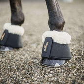 Kentucky Horsewear Bell Boots Sheepskin Black