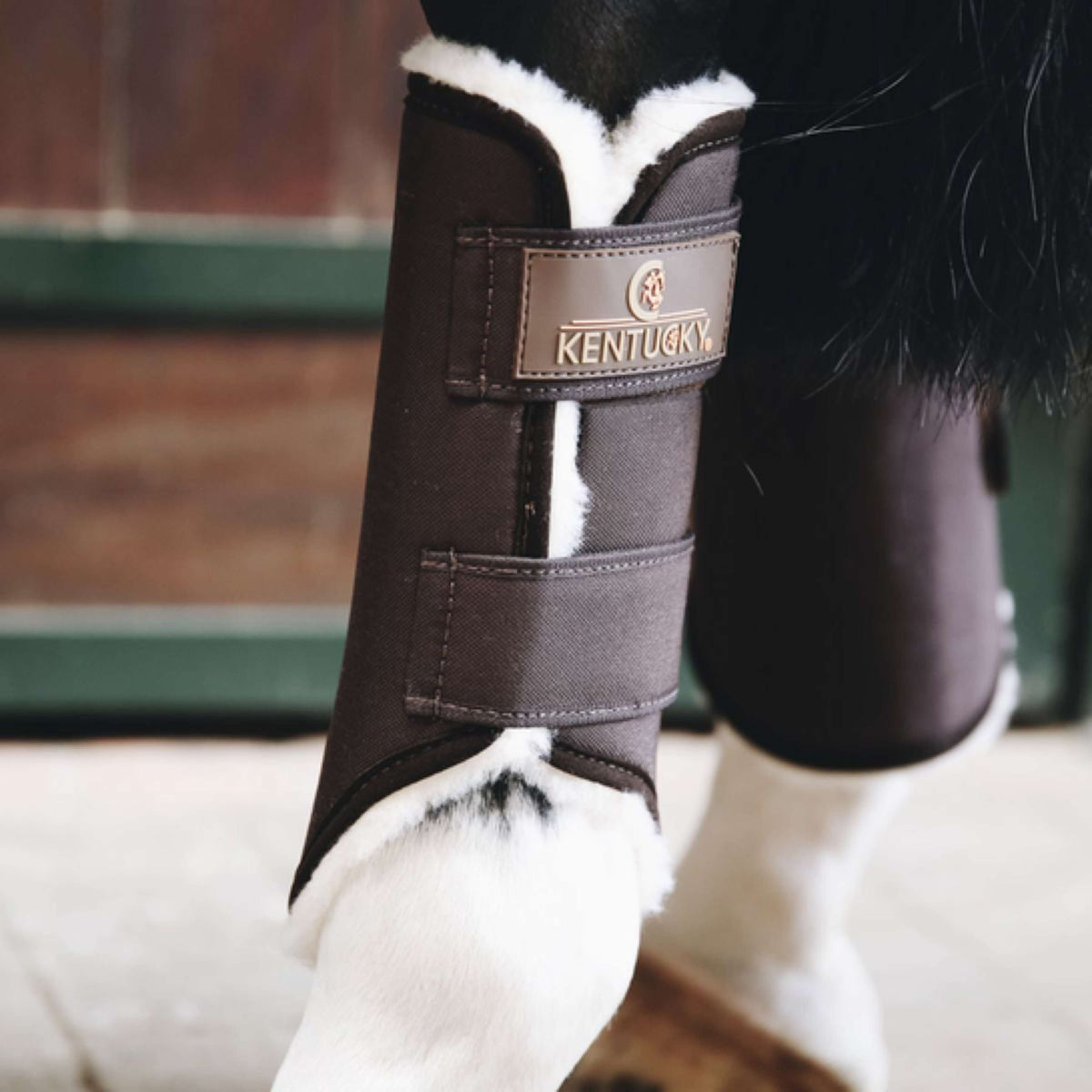 Kentucky Horsewear Turnout Boots Solimbra Hind Legs Brown