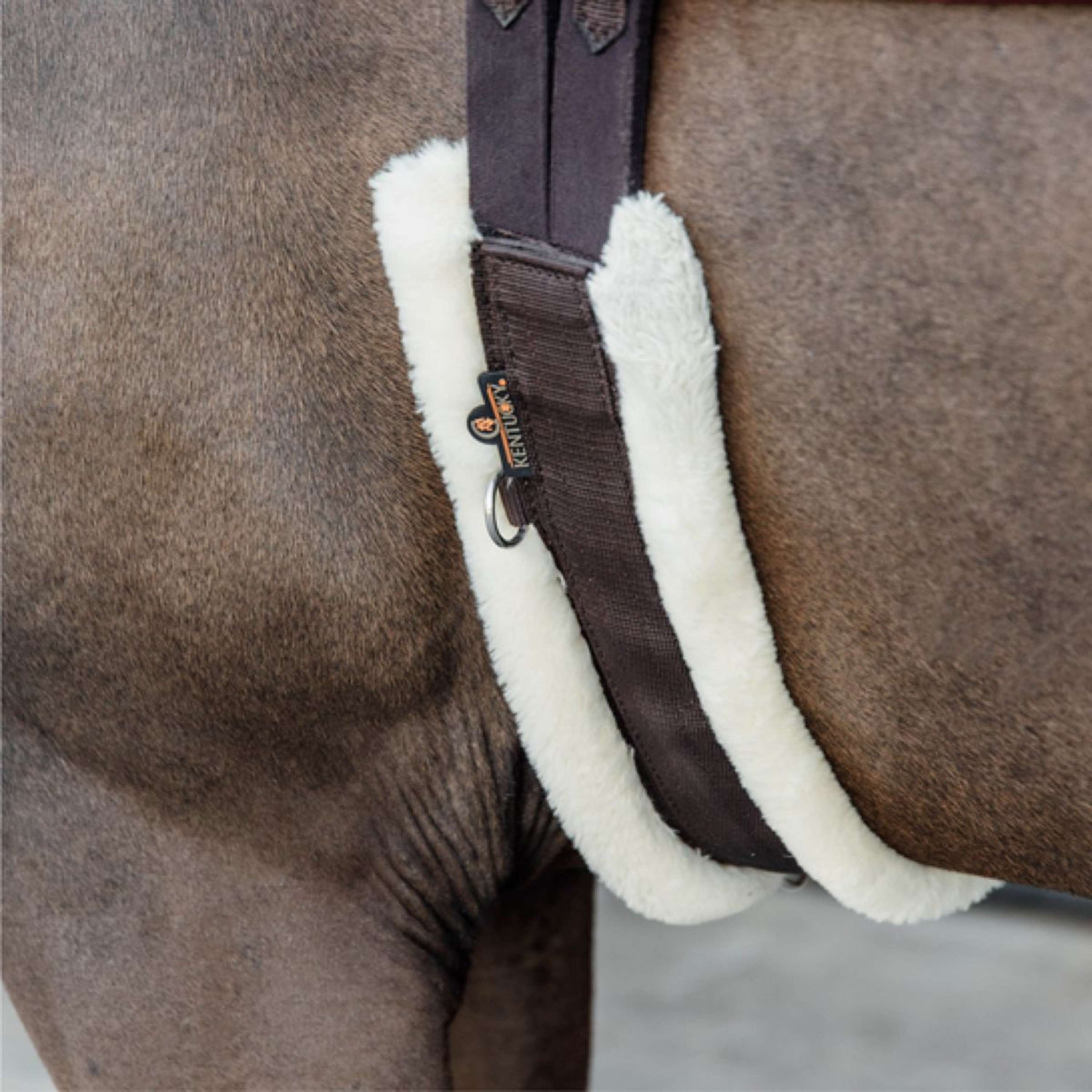 Kentucky General Purpose Girth Sheepskin Brown/Natural