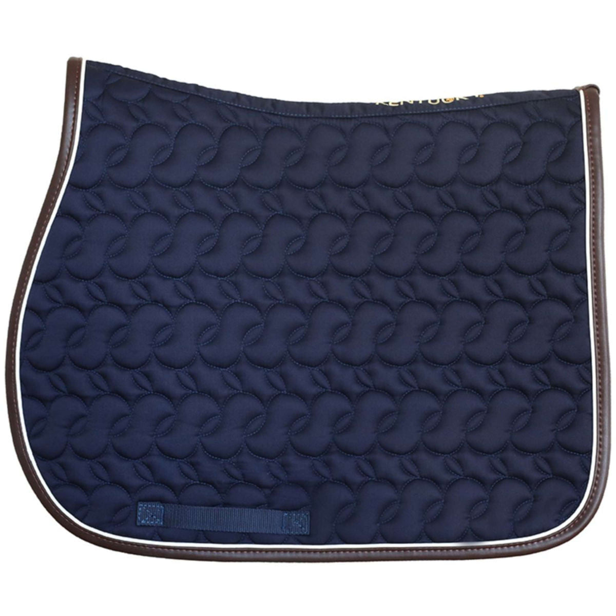 Kentucky Saddlepad Absorb Navy/White/Brown