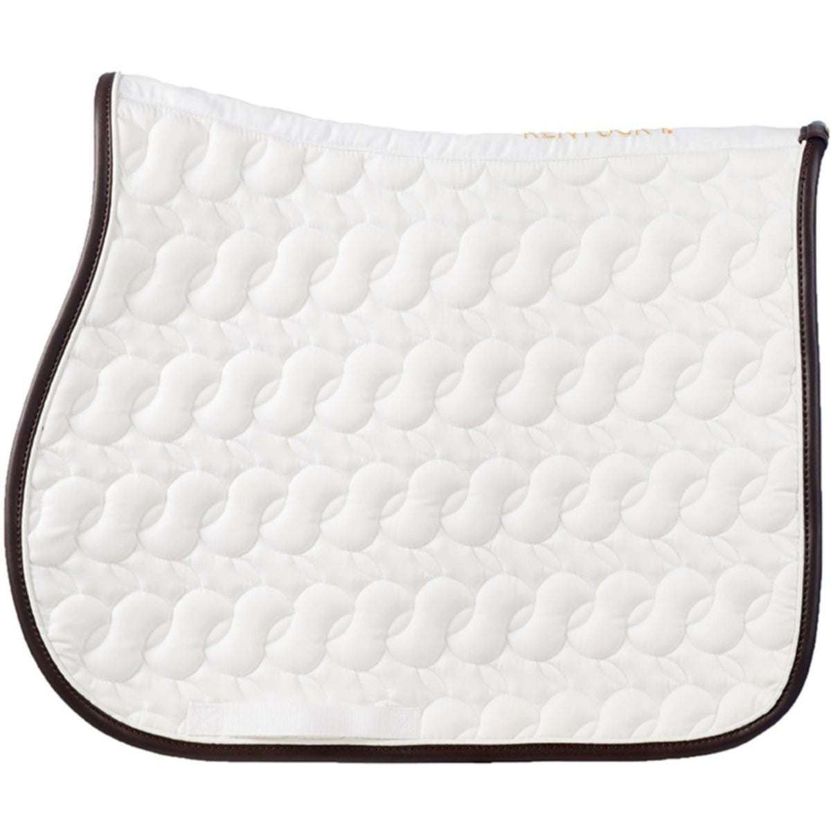 Kentucky Saddlepad Absorb White/Brown