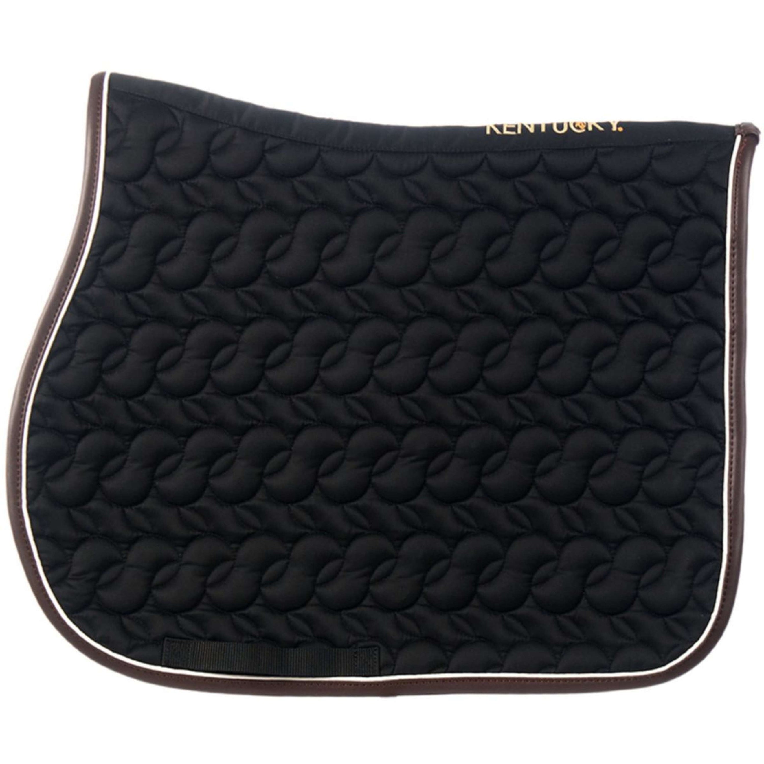 Kentucky Saddlepad Absorb Black/White/Brown