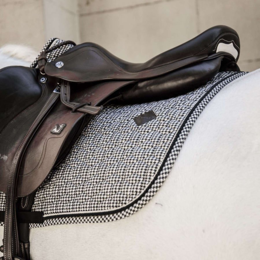 Kentucky Saddlepad Pied-de-Poule Jumping Black