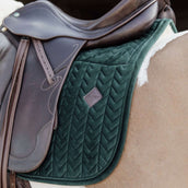 Kentucky Saddlepad Skin Friendly Velvet Dressage Pine Green