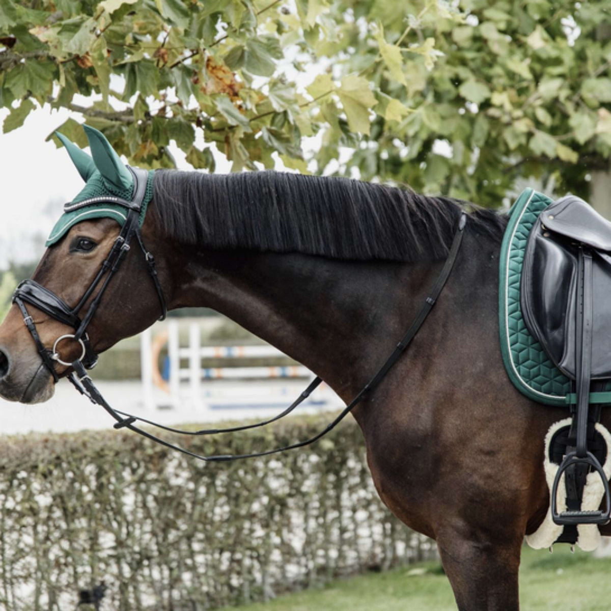 Kentucky Saddlepad Velvet Dressage Dark Green