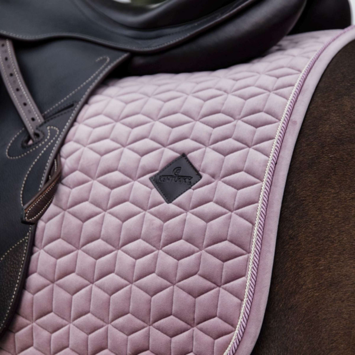 Kentucky Saddlepad Velvet Dressage Old Rose