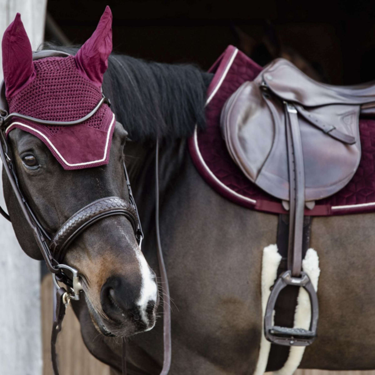 Kentucky Saddlepad Velvet Bordeaux