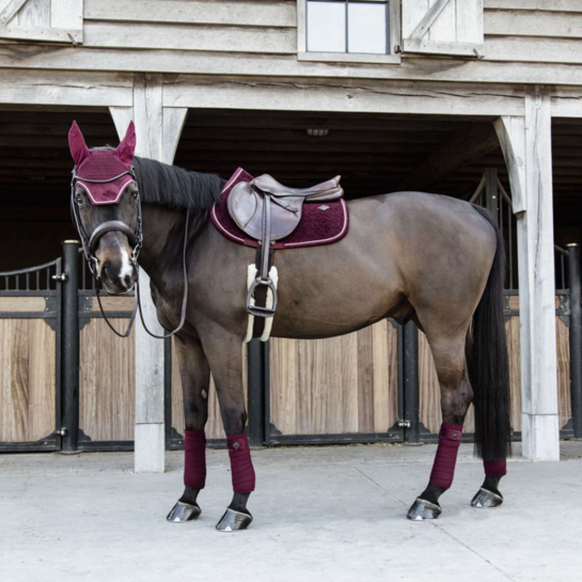 Kentucky Saddlepad Velvet Bordeaux