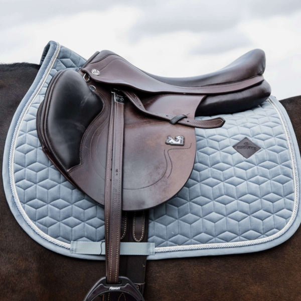 Kentucky Horsewear Zadeldekje Velvet Lichtpaars Kentucky Horsewear Zadeldekje Velvet Lichtpaars