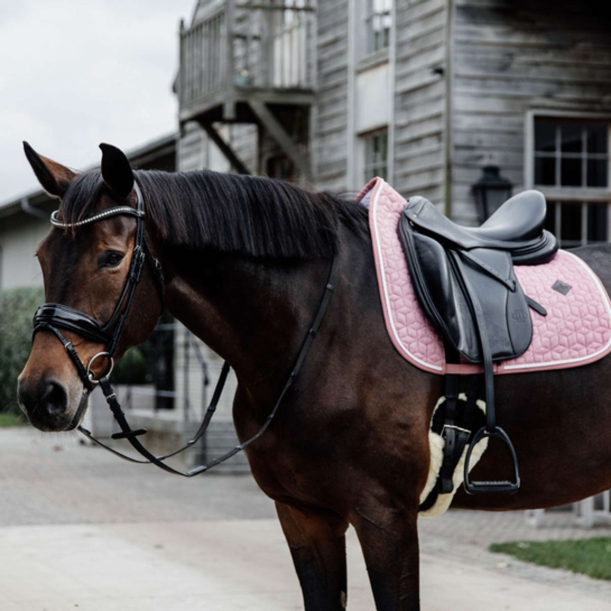 Kentucky Saddlepad Wool Dressage Lightpink