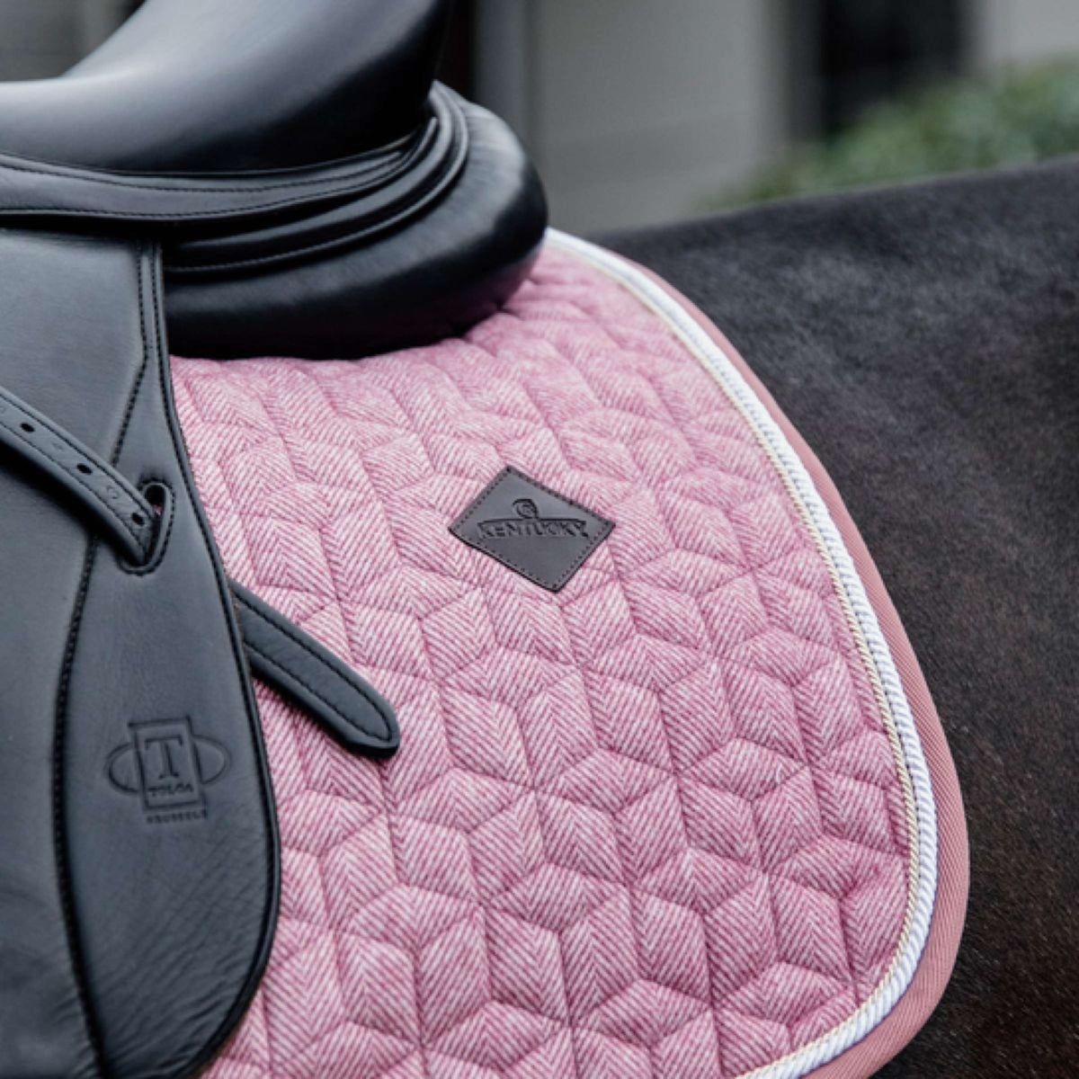 Kentucky Saddlepad Wool Dressage Lightpink