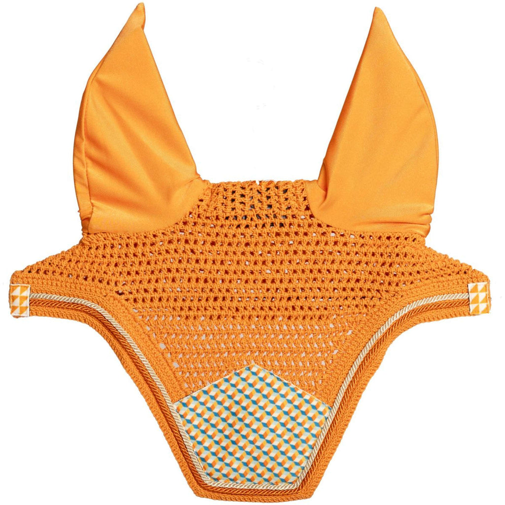 Kentucky Ear Bonnet Wellington Velvet Cubes Multicolor