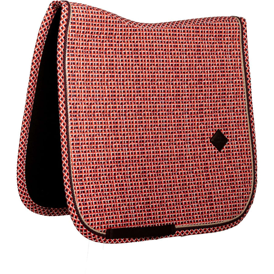 Kentucky Saddlepad Velvet Check Dressage Purple