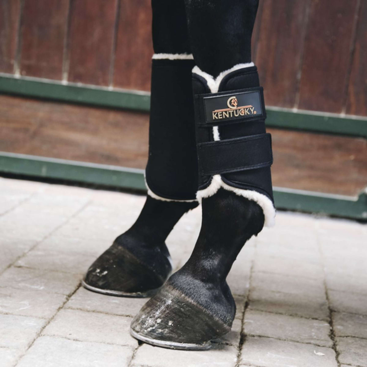 Kentucky Horsewear Turnout Boots Solimbra Front Legs Black