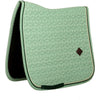 Kentucky Saddlepad Velvet Chess Dressage Green