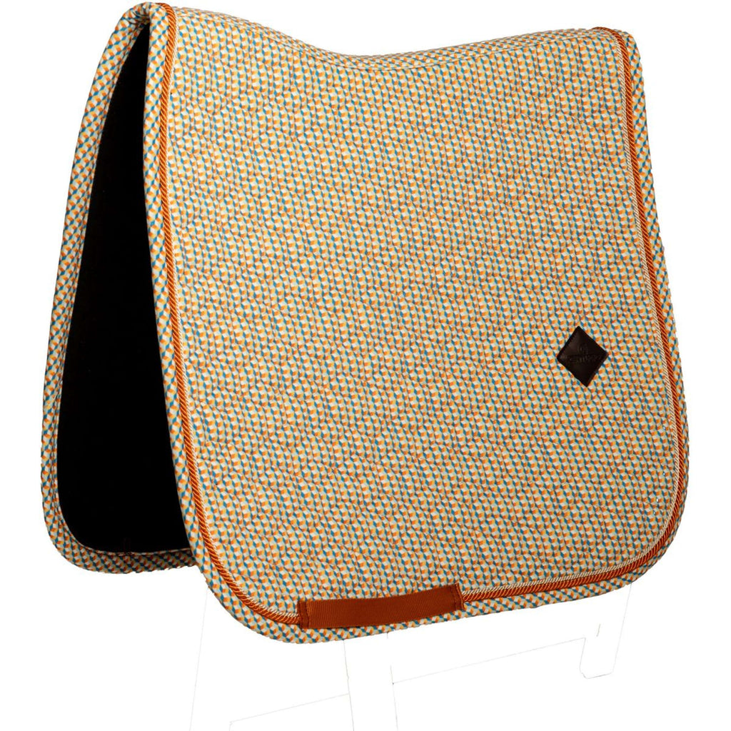 Kentucky Saddlepad Velvet Cubes Dressage Multicolor