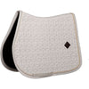 Kentucky Saddlepad Velvet Pied de Poule Jumping Grey/White