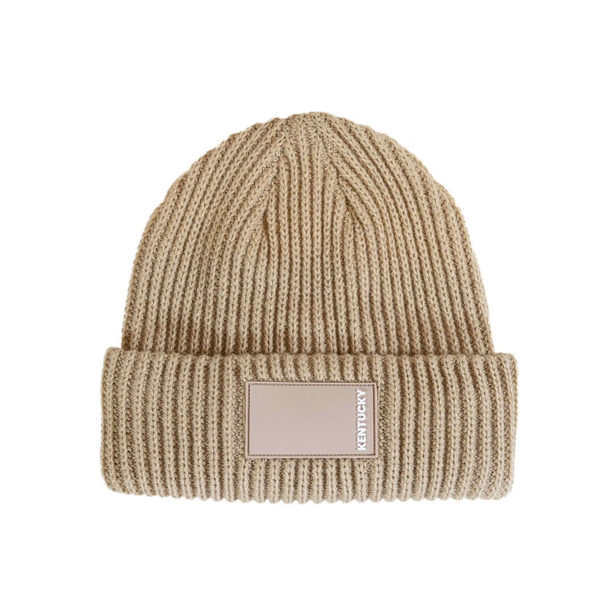 Kentucky Cap 2 Rubber Logo Beige