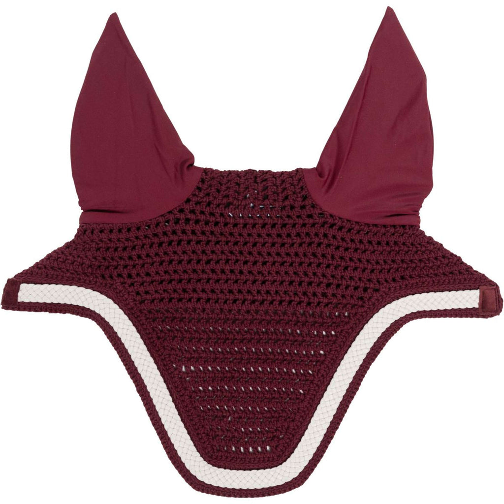 Kentucky Horsewear Ear Bonnet Wellington Braided Bordeaux